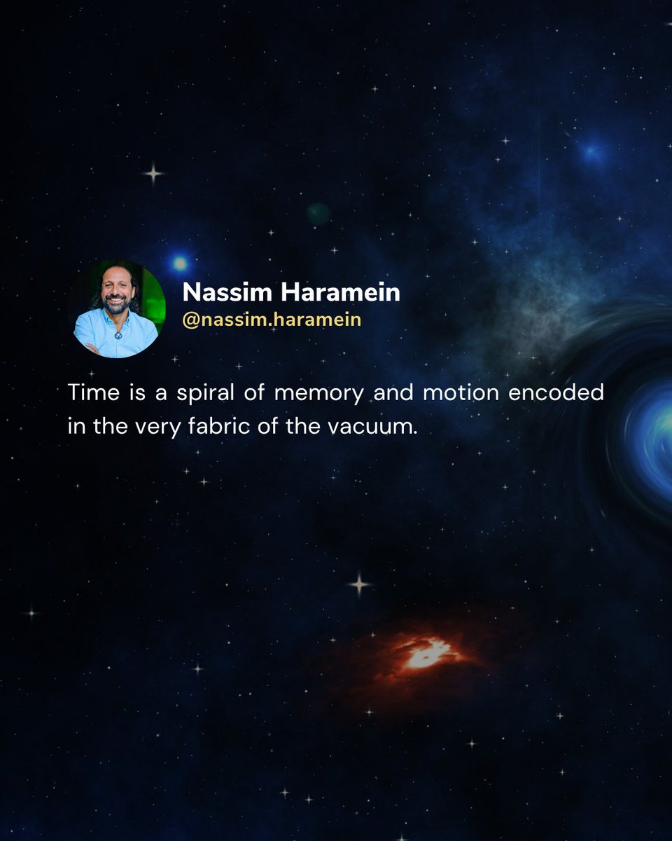 What if time isn’t linear—but a spiral?

At the quantum level, space holds memory. Motion leaves imprints. Time may emerge from resonance, not flow past us.

The present is a threshold.
The past, embedded.
The future, unfolding.
