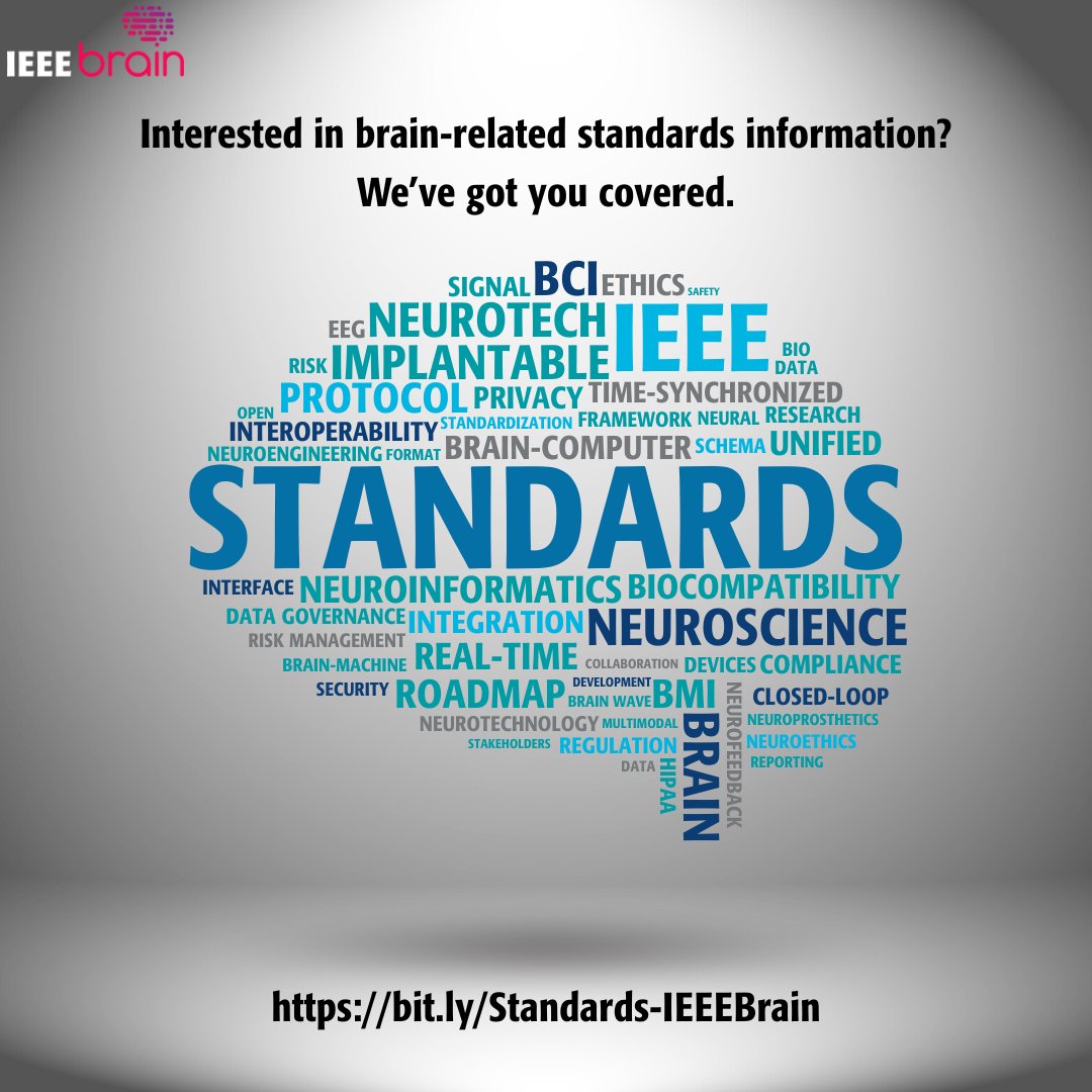 IEEEBrain's tweet image. Curious where #neurotech and #standards meet? @IEEEBrain is leading the way in shaping the future of #brain-related technologies through global standards. Explore how #innovation becomes reality: bit.ly/Standards-IEEE… #standardization #neurotechnology