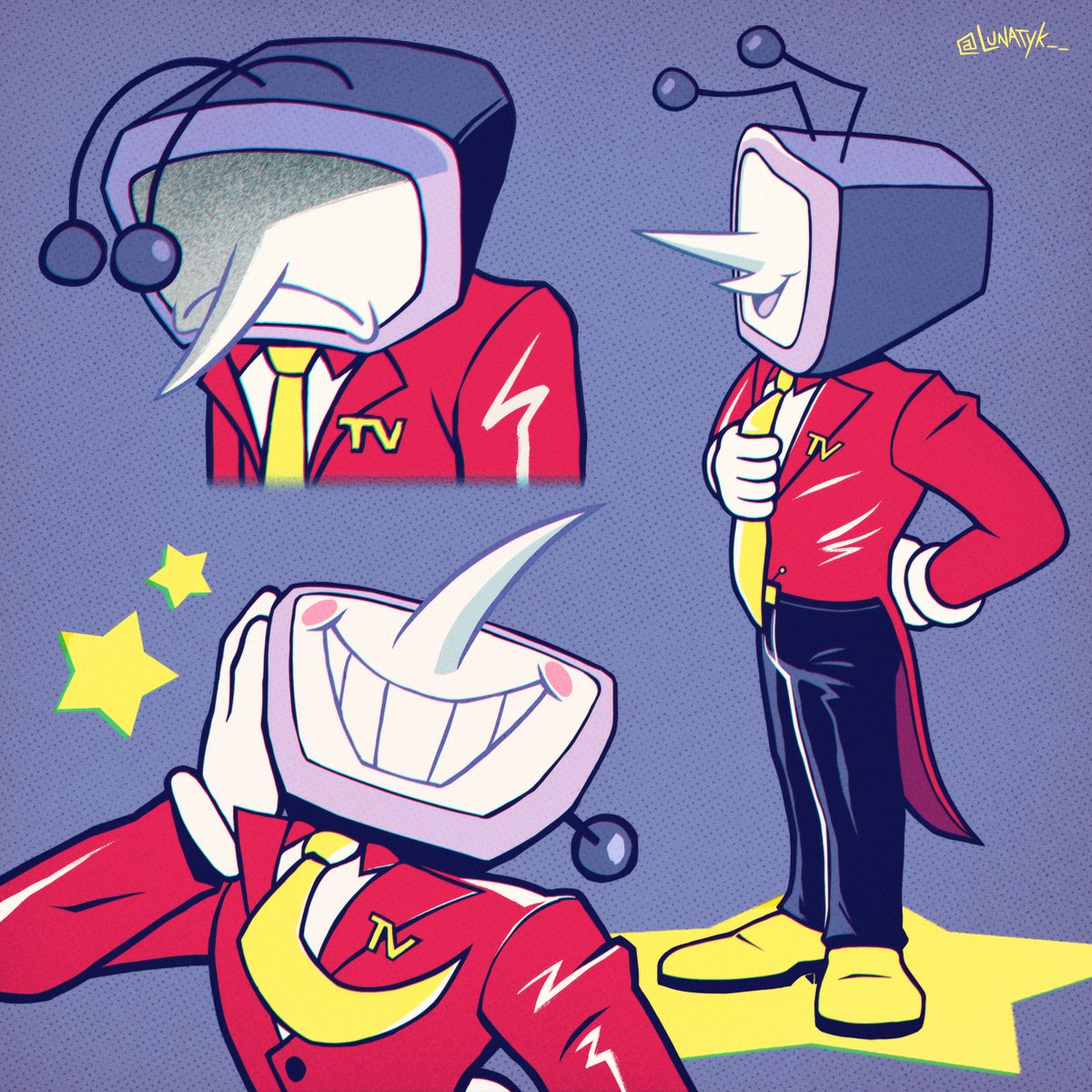 Love his expressions here #deltarune #tenna