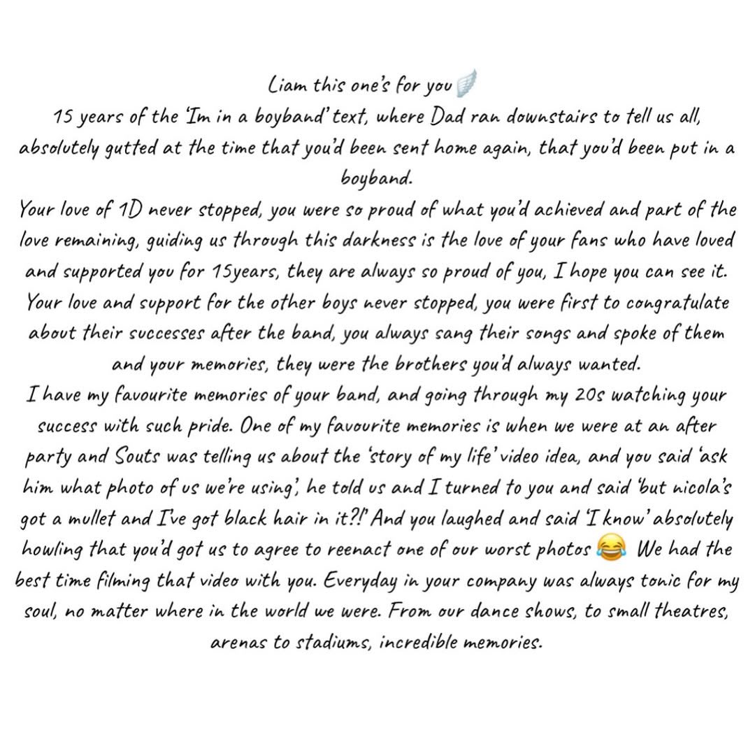 1DDailyPlanet's tweet image. 📲 Ruth, Liam’s sister, honouring him with a beautiful and emotional message full of love, memories and pride 🤍✨🕊️
“Love always Liam,
Once in a lifetime, you were mine.”
#LiamPayne #LiamPayneForever #WeLoveYouLiam #AlwaysInOurHeartsLiam