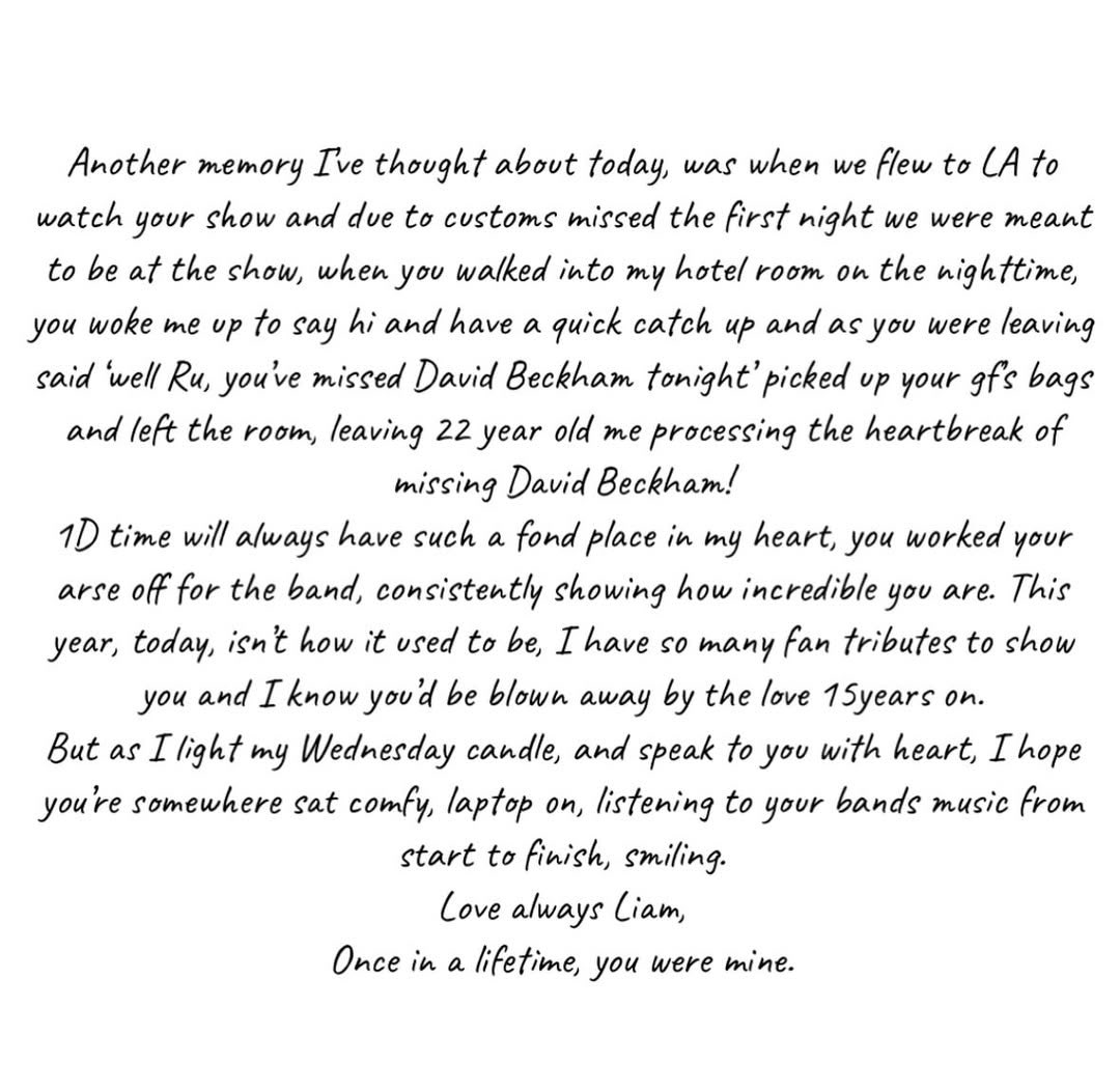 1DDailyPlanet's tweet image. 📲 Ruth, Liam’s sister, honouring him with a beautiful and emotional message full of love, memories and pride 🤍✨🕊️
“Love always Liam,
Once in a lifetime, you were mine.”
#LiamPayne #LiamPayneForever #WeLoveYouLiam #AlwaysInOurHeartsLiam
