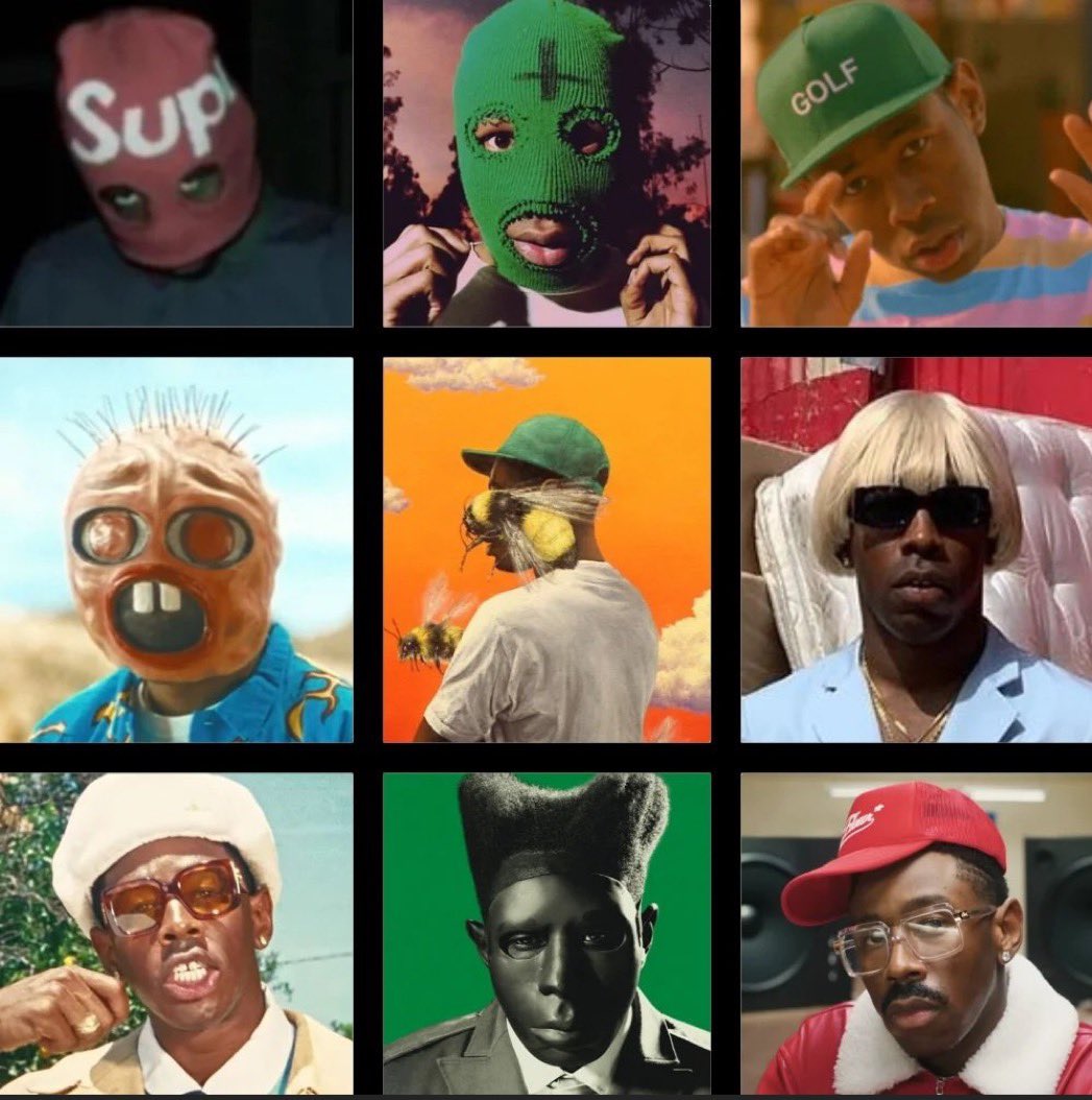 CALISTATEOFMND's tweet image. The Evolution of Tyler, The Creator
