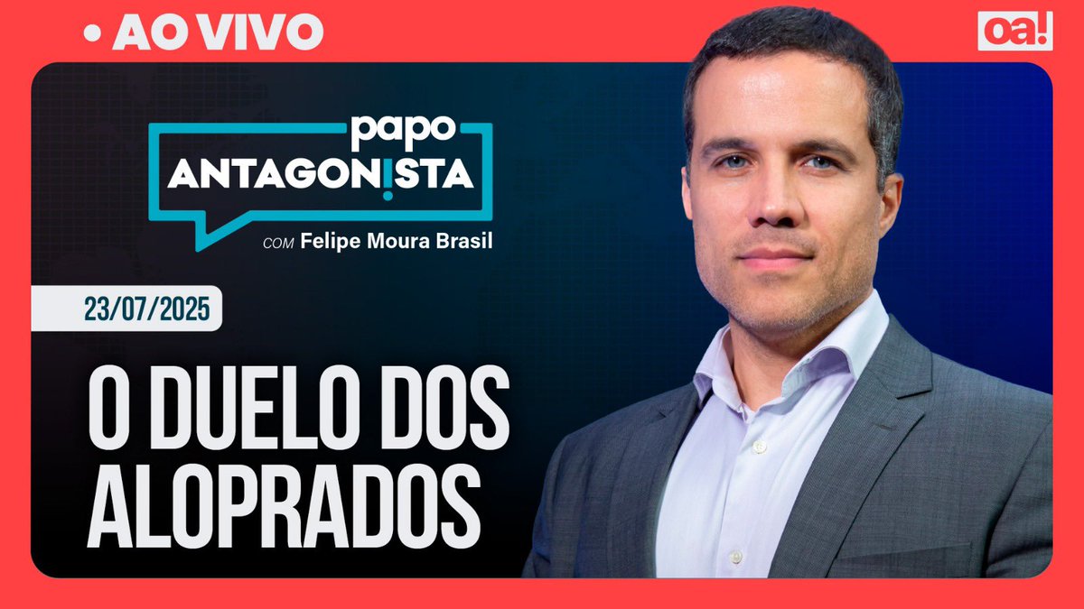 FMouraBrasil's tweet image. Papo Antagonista de hoje NO AR: youtube.com/live/puyDXGIE9….
Ao vivo também na TV BM&C.
