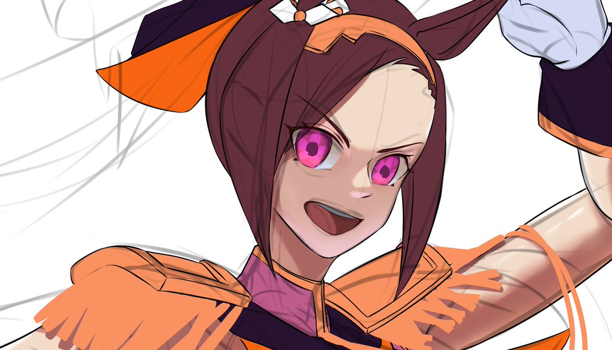 M_Av_Rii's tweet image. BAKUSHIN wip
I can't believe I'm enjoying the horse game this much lmao. Recently got Air Groove to win the URA and it was exhilarating!
#artmoots #umamusumeprettyderby