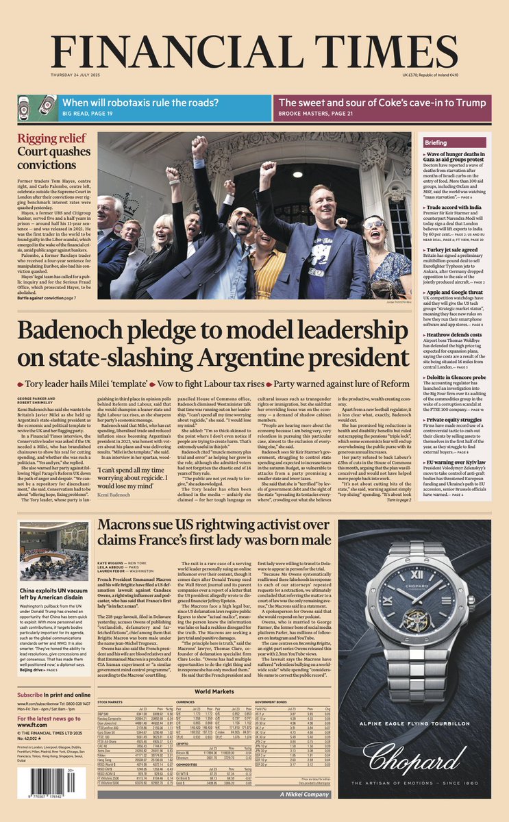 Financial Times tweet media