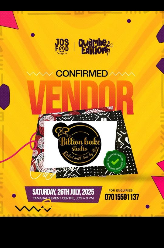 NanklingI's tweet image. My friend surprised me with a ticket for jos food festival 😊
Guys I promise I'm going to help her sell everything she has on Saturday with the help of God.
We are going home with nothing.
So please come patronise us