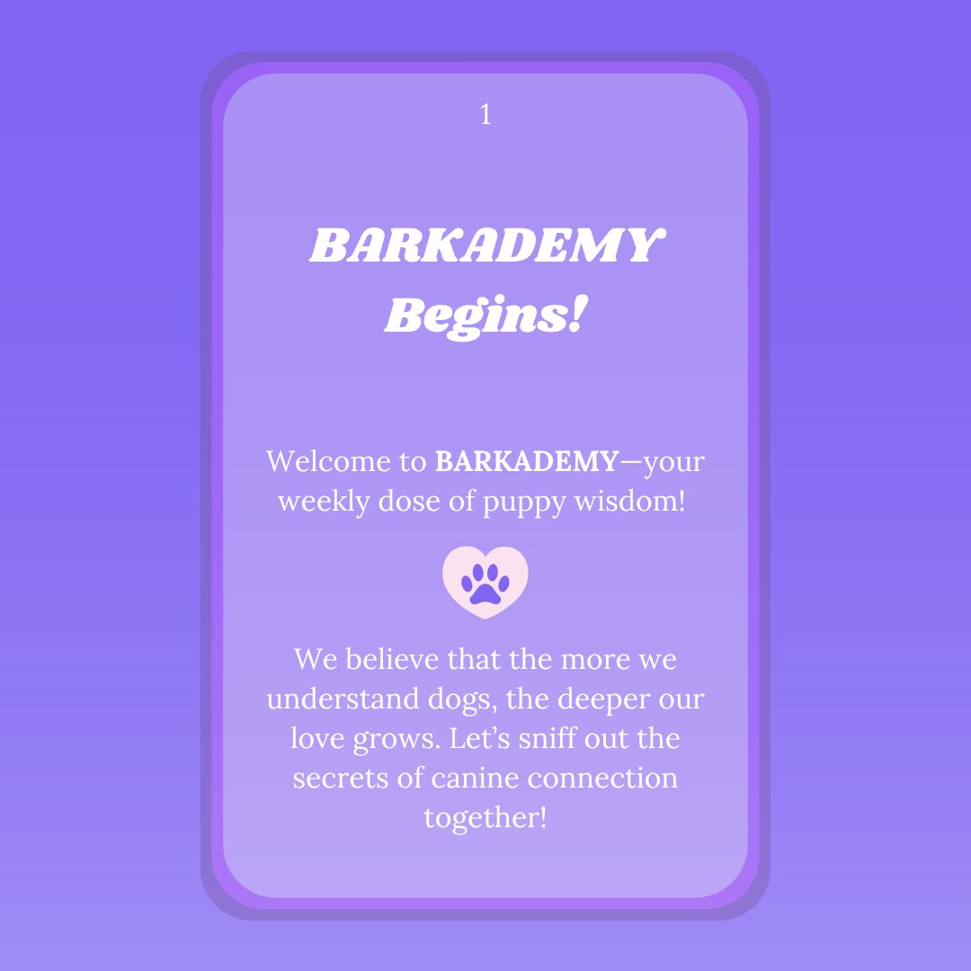 words_with_pps's tweet photo. What if your dog understood you… before you said a word? 🐶
Meet BARKADEMY, our new weekly educational series! 
This week: The Canine Sixth Sense 🐕 💡
Tag a dog lover &amp; share the puppy wisdom!

#WordswithPuppies #Barkademy #DogFacts  #dogwisdom https://t.co/mdl6joWZj2