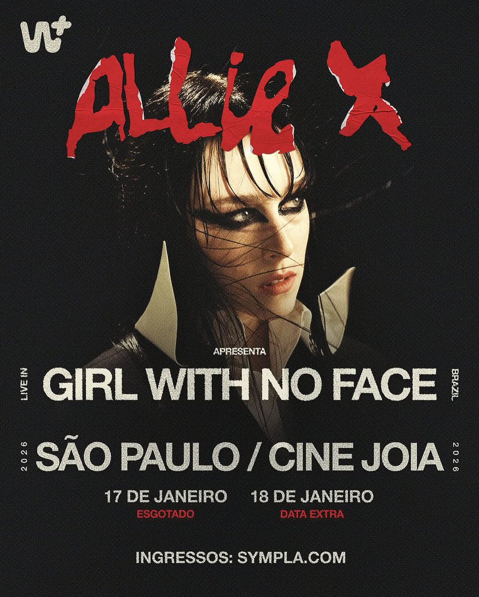 weinthecrowd's tweet image. 🚨 Data extra! Allie X também se apresentará no dia 18 de janeiro em São Paulo.
🎟️ Ingressos já estão à venda: bit.ly/AllieXSaoPaulo