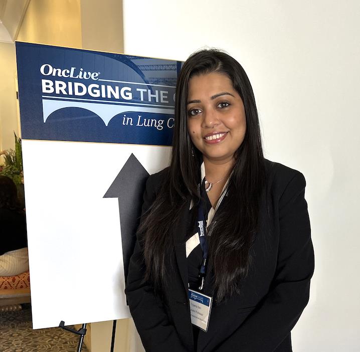 OncLive's tweet image. Thank you to @triparnasen for joining us at #BTGLung2025 to talk about biomarkers and classification in SCLC! Head to our site for exclusive meeting commentary from Sen and more! #lcsm #Oncology onclive.com/bridging-the-g…