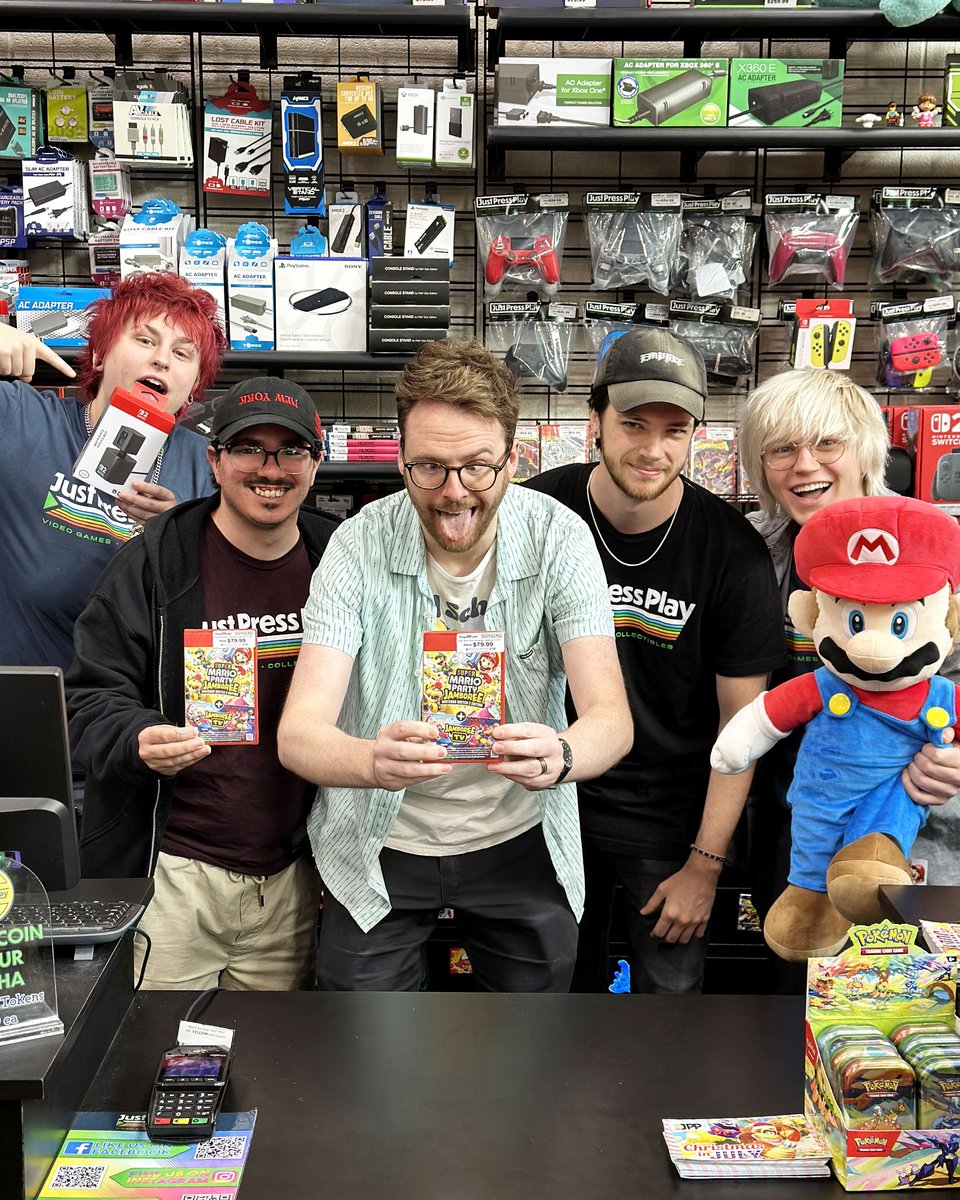 Get the gang together for a party--a Mario Party! Super Mario Party Jamboree + Jamboree TV is available today for #NintendoSwitch2! 🎊

Make sure you pick up a Switch 2 camera, too 📹

#SuperMarioPartyJamboree