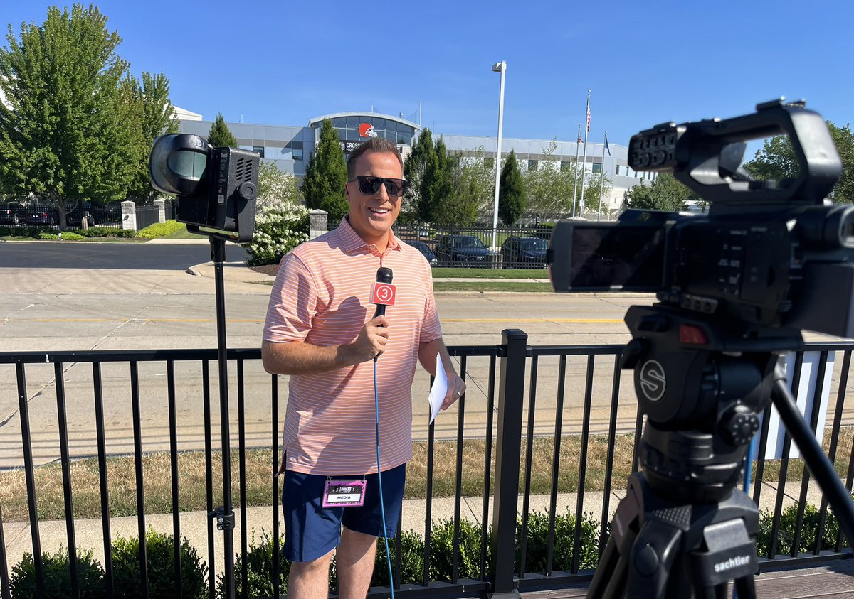 NickCaminoWKYC's tweet image. Coming up in a few minutes on @wkyc with the very latest from #Browns Training Camp, Day 1 here in Berea. We’ll also hear from Kevin Stefanski and Myles Garrett. @WKYCSports