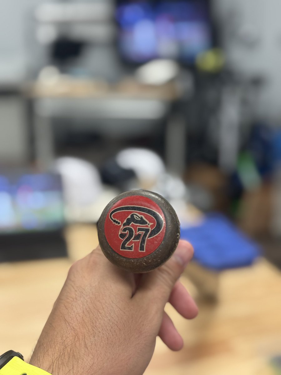 RamShirts's tweet image. My only mlb used bat is a special one.