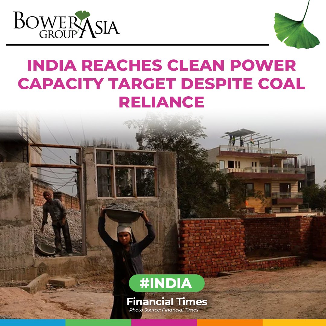BowerGroupAsia's tweet image. India hits 50 percent non-fossil fuel power capacity — five years ahead of its 2030 Paris target. But coal still dominates generation, as grid, storage and utility reforms lag behind green ambitions.
ft.com/content/a99a58…