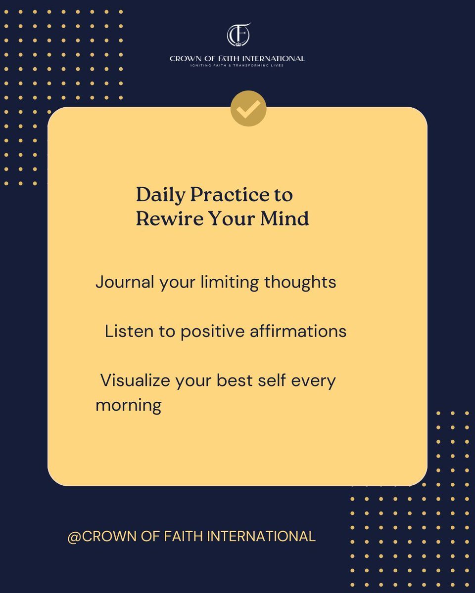 ltulloch1's tweet image. Your mind believes what you repeat.
Let go of limitations and step into a new version of you.
🔗 Click now to explore more tools at lornalavernlodge.com 
#ReprogramYourMind #LimitingBeliefs #SelfGrowth #MindsetReset #MentalHealth #PersonalDevelopment #lornalavernlodge
