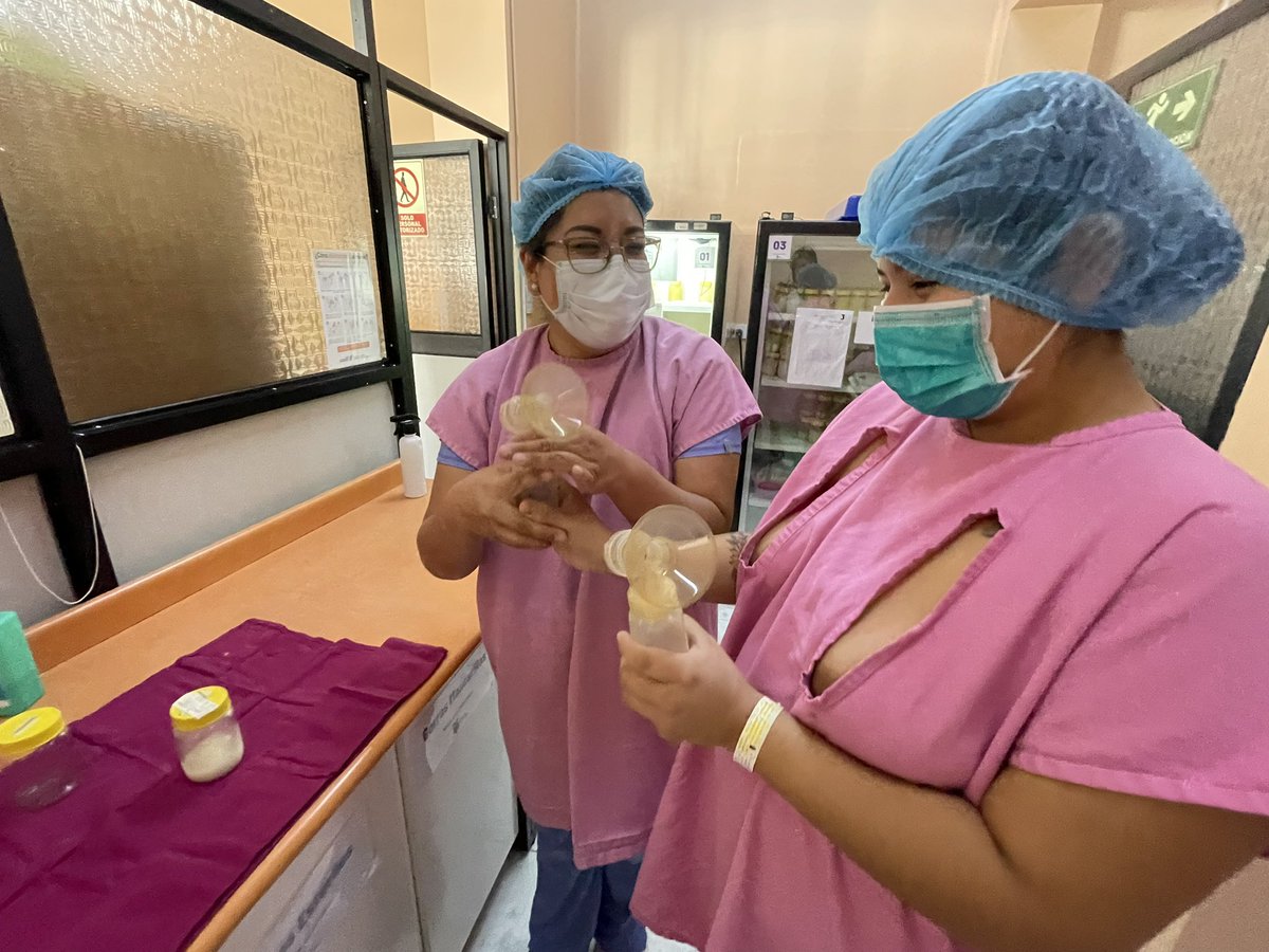 Maite Izquierdo es una mamá donante del banco leche, su bebé se alimenta con 40 ml y el excedente es aprovechado para otros bebés. 

Ella está agradecida con el personal por todo su apoyo y asesoría, lo que nos motiva a continuar siendo uno de los mejores bancos de leche.