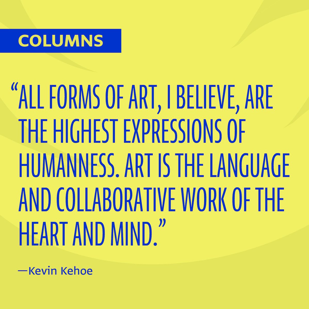 CommArts's tweet image. COLUMNS: Ernie Schenck explores the true definition of art and ponders on its relationship with humanity. ow.ly/BFq850WsTrF