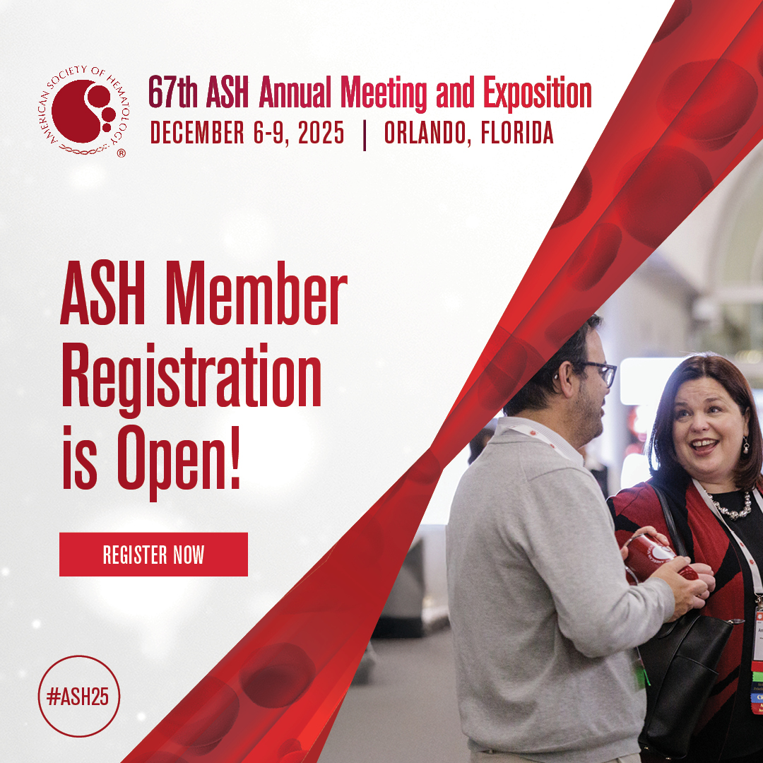 ASH_hematology's tweet image. Open for members
Secure your top hotel pick
Don’t wait! Register 👇
Claim your spot now: ow.ly/L1ck50WucoV #ASH25 #ASHaiku #Hematology