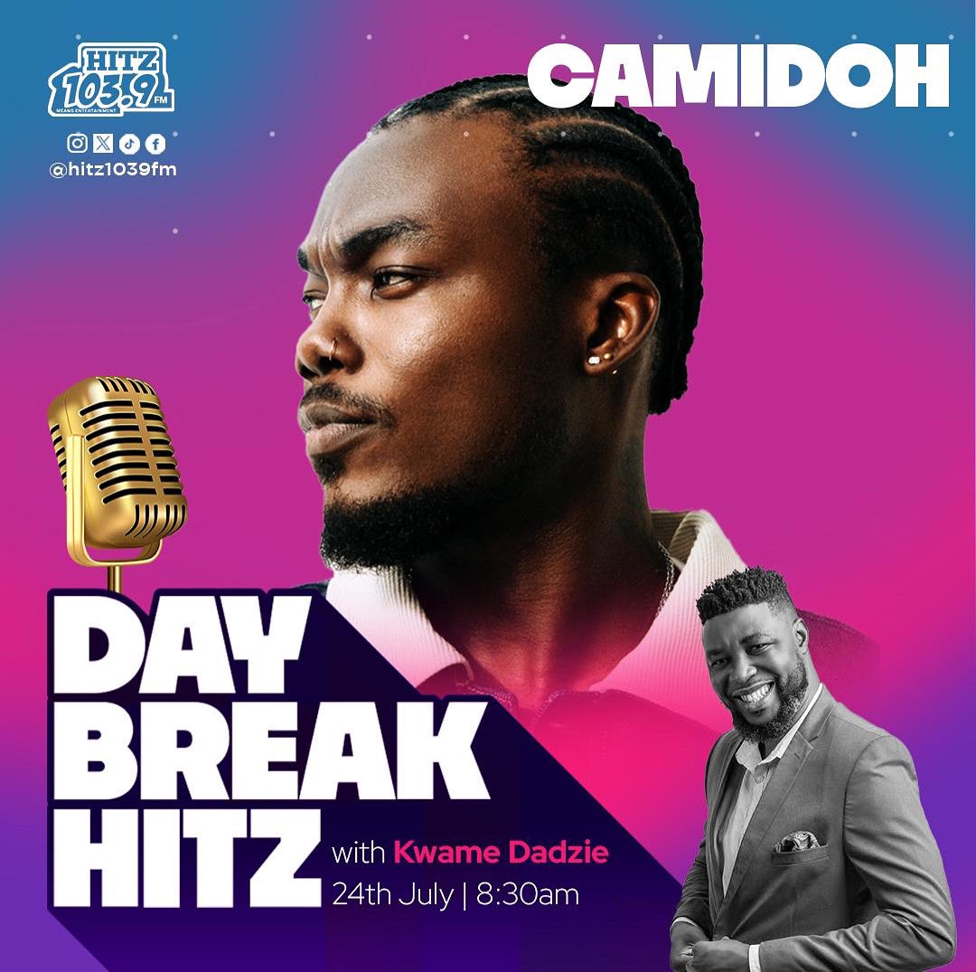 From chart-topping success to performing on international stages, <a href="/Camidoh/">TopBöy🤴🏽</a> will join <a href="/Kwamedadziegh/">Kwame Dadzie</a> tomorrow on #DaybreakHitz.