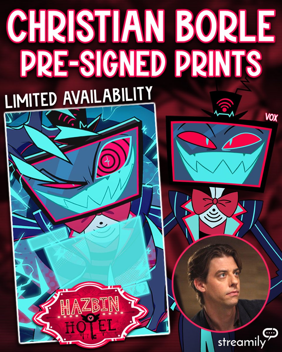 StreamilyLive's tweet image. 50% Off Flash Sale for Christian Borle Presigned Prints!
Grabs Your Favorite Presigned Print Now!
.
hubs.la/Q03yF5yh0
.
#ChristianBorle #voxhazbinhotel #hazbinhotelvox #vox #hazbinhotel #hazbinhotelfanart #hazbinhotelfanart #hazbinhothedit #vivziepop