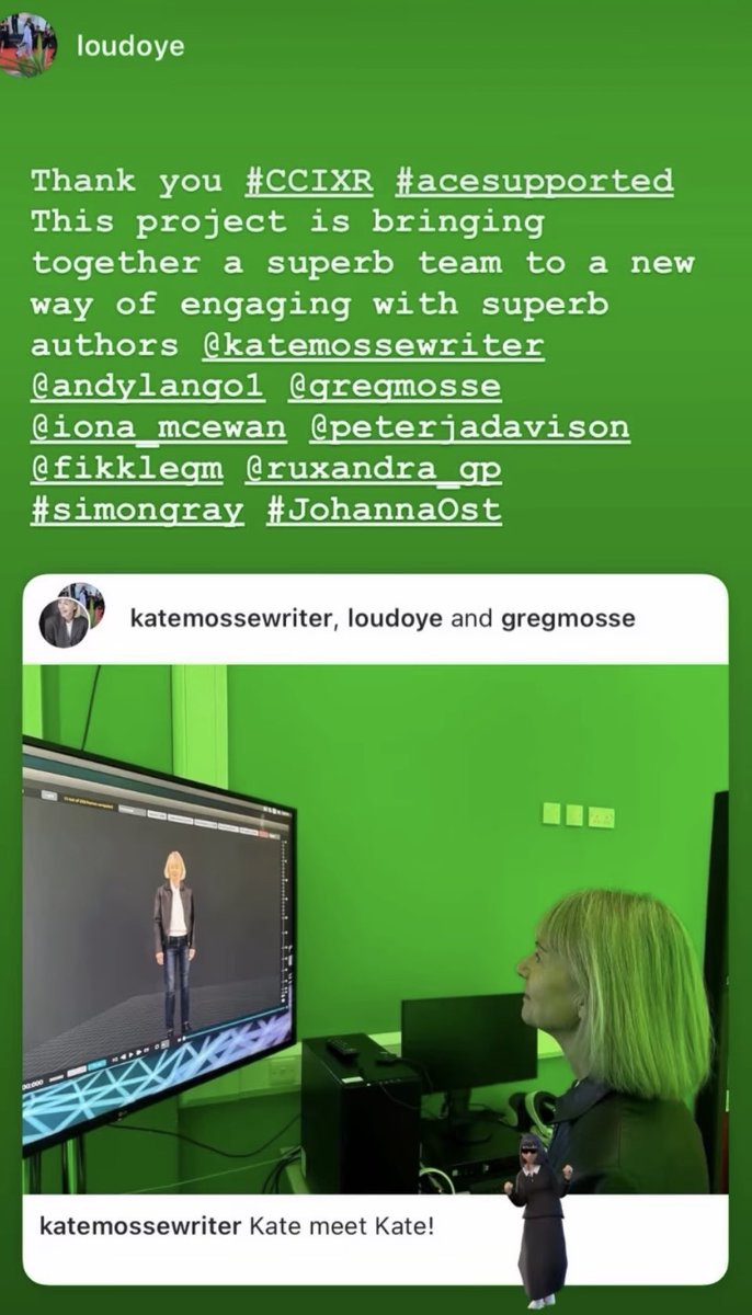 GregMosse's tweet image. This is @katemossewriter in volcap #acesupported