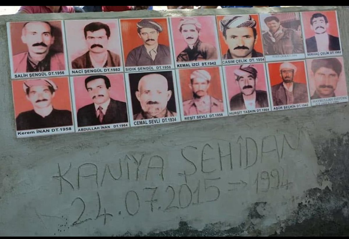 Em we bi hestên xwe yên herî dilpak bi bîr tînin û vê bûyerê şermezar dikin. #24/07/1994