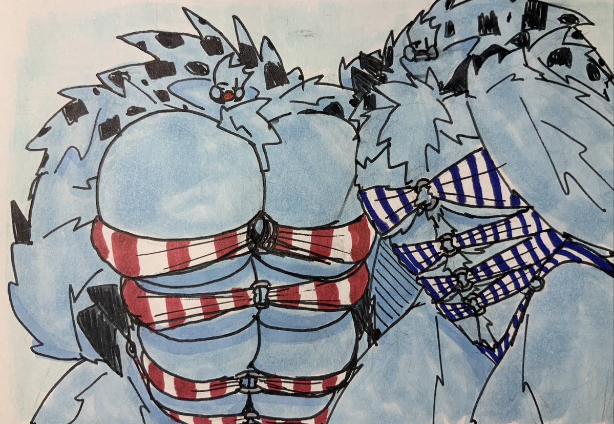 Lambdafallout12's tweet image. A bikini Kira & Wal’vali form Cyra sketch that I’ve spent too long working on,
I’m not satisfied with how this turned out truthfully.