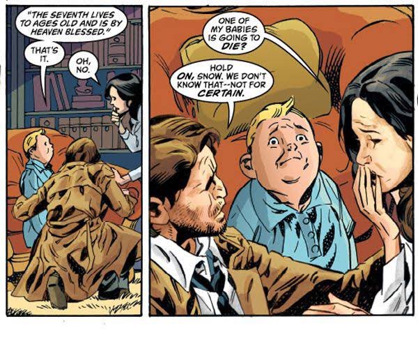 ashleybrwns's tweet image. and for those who don’t know. snow white and bigby has 7 kids in the comics 😭