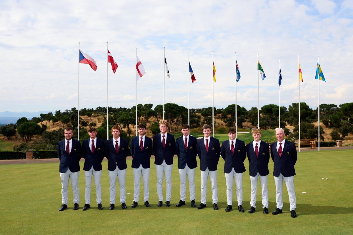 RandA's tweet image. The Great Britain and Ireland team are ready for day one of the St Andrews Trophy tomorrow 🏆⛳️