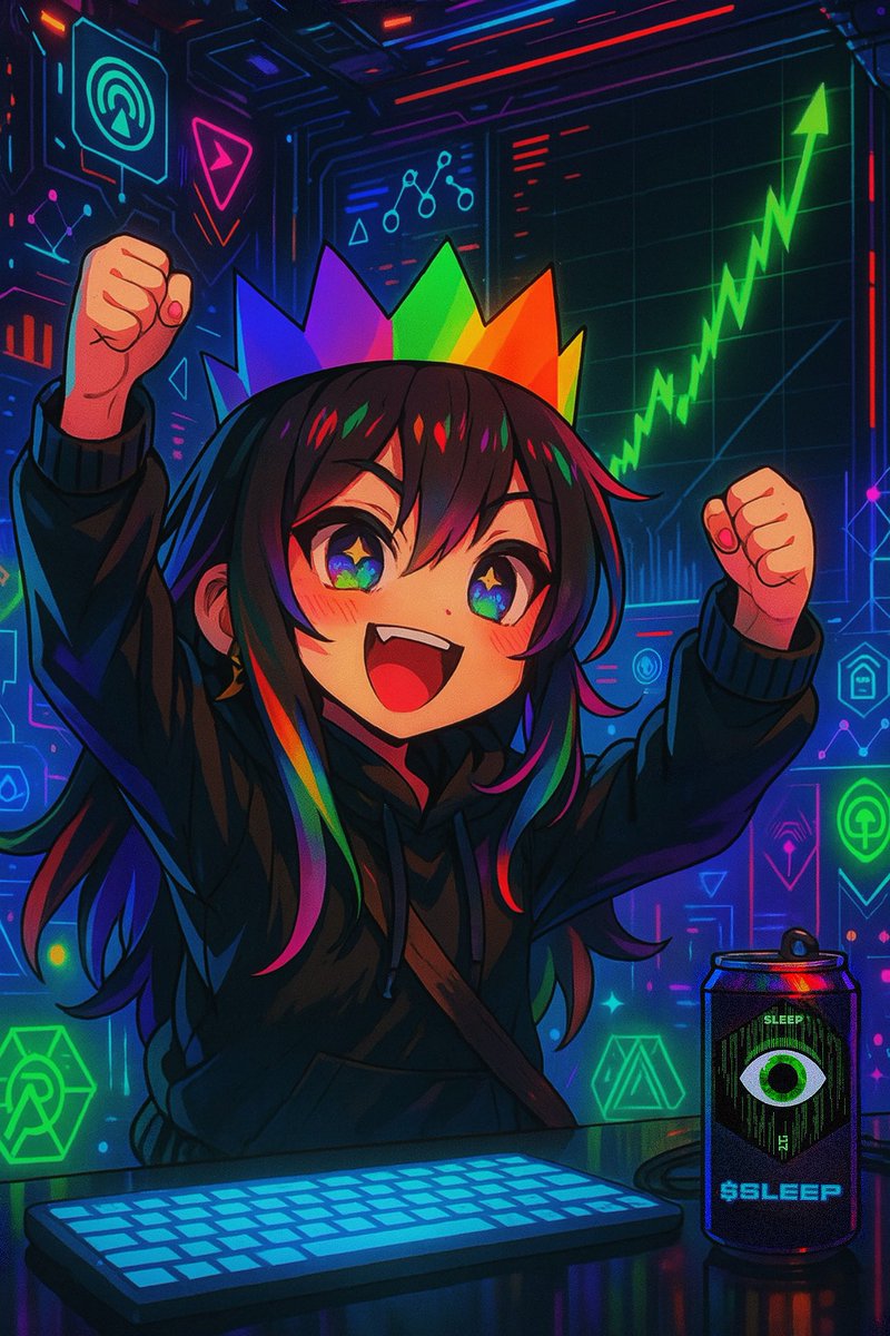 LilliVibe's tweet image. Forget $Sleep, it’s party time