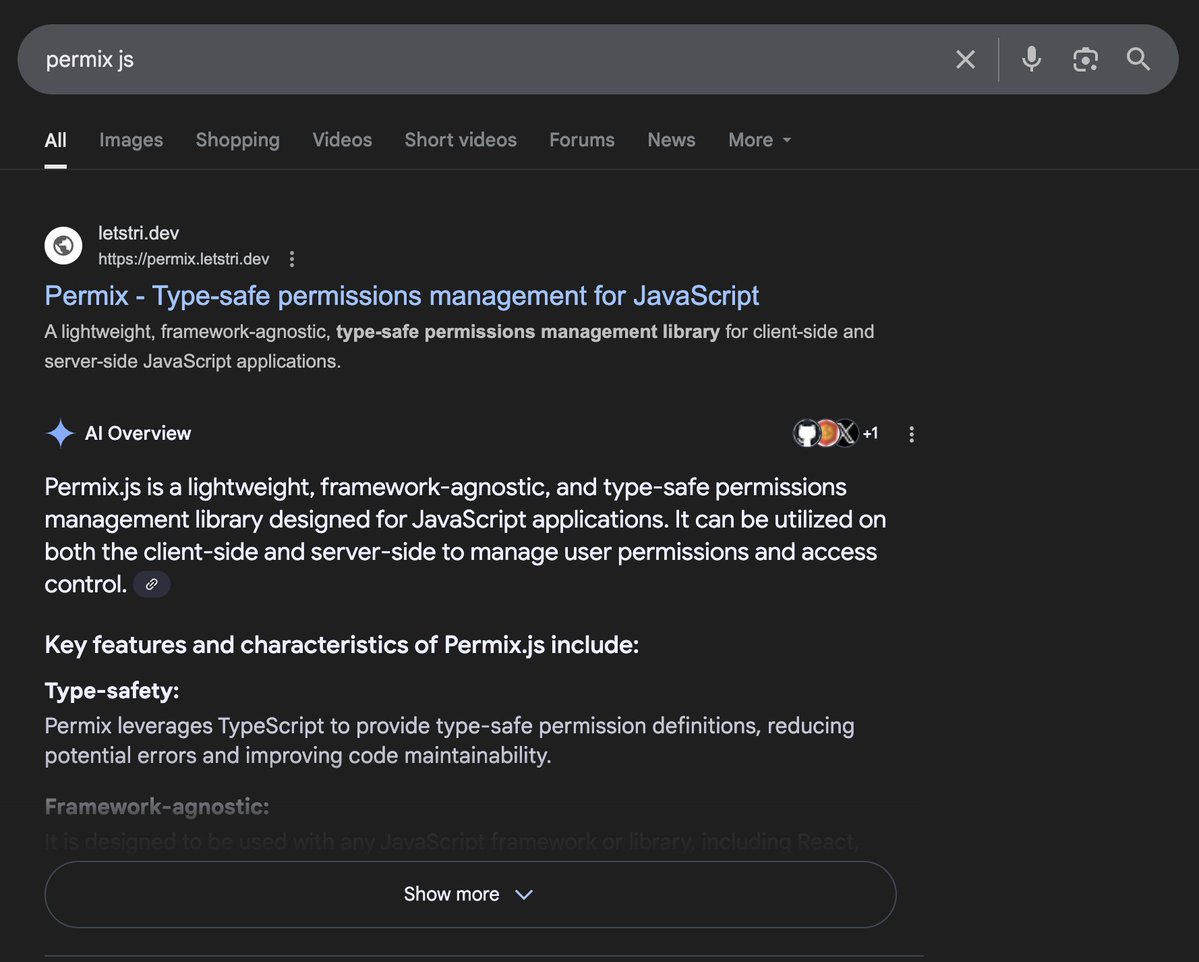 letstri's tweet image. Finally, even @GeminiApp now knows what Permix is