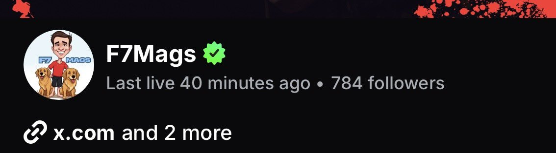 F7Mags's tweet image. I just heard back from Kick - We are verified baby!! Thank you SO much to you all, I’ve been working hard these last 15 months and have met friends that are my kick fam. Love you all💚💚massive W stream today! Back tomorrow at 9:30AM😎 LETS GO!! #PartnerGrind