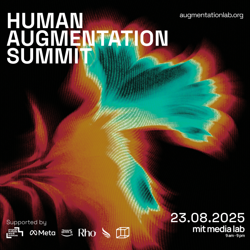 Augmentation Lab (@auglab) on Twitter photo We are hosting the 2025 ๐ท๐๐๐๐ ๐ฐ๐๐๐๐๐๐๐๐๐๐๐ ๐๐๐๐๐๐
at MIT <a href="/medialab/">MIT Media Lab</a> on August 23rd, 9am-9pm. Come see the products & projects that pushing intelligence augmentation, bio-interfaces, longevity, collective intelligence, consciousness & more forward. We are hosting the 2025 ๐ท๐๐๐๐ ๐ฐ๐๐๐๐๐๐๐๐๐๐๐ ๐๐๐๐๐๐
at MIT <a href="/medialab/">MIT Media Lab</a> on August 23rd, 9am-9pm. Come see the products & projects that pushing intelligence augmentation, bio-interfaces, longevity, collective intelligence, consciousness & more forward.