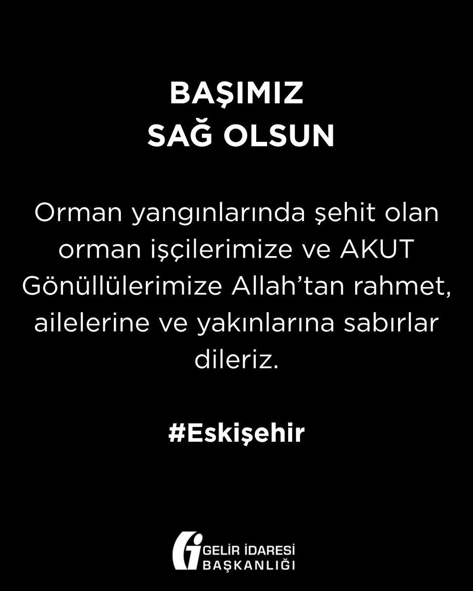 BAŞIMIZ SAĞ OLSUN

Orman yangınlarında şehit olan orman işçilerimize ve AKUT Gönüllülerimize Allah’tan rahmet, ailelerine ve yakınlarına sabırlar dileriz.

#Eskişehir