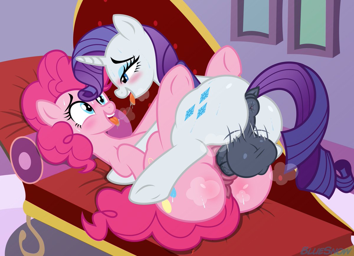 Rarity and ponk! 🎈💎