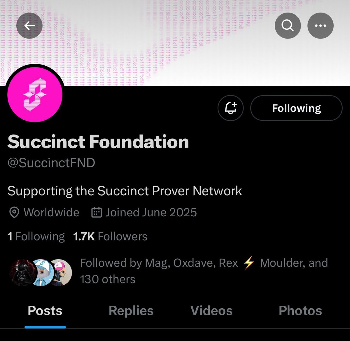 xPelumi's tweet image. Succinct summer is almost here 👀
Looks like Succinct foundation is here.
The account is followed by @SuccinctLabs
Mainnet is imminent..
Wait for the official announcement