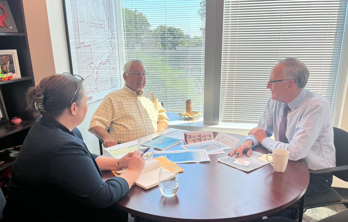 Rob_Oliphant's tweet image. Since 1985, @cffpdp has empowered Canadians with disabilities to thrive, from advancing accessible housing to championing the Paralympic movement. Pleasure to join Hon. Vim Kochhar, Chair of CFPDP &amp;amp; resident of Don Valley West to discuss how Canada can promote disability…