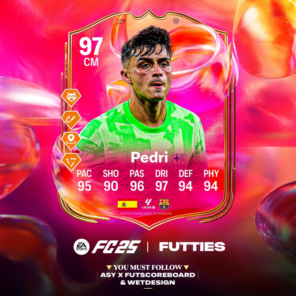 FansdeFUT's tweet image. 🚨 CARTE OFFICIELLE DE PEDRI🇪🇸 FUTTIES QUI ARRIVE EN SBC ‼️✅
(@AsyFutTrader)