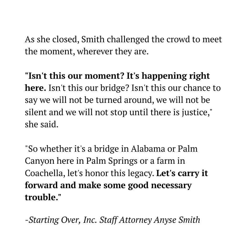 Our communities are at a breaking point after months of escalating immigration crackdowns - what are we doing to defend and protect our neighbors and families? Our staff attorney Anyse Smith was quoted at the Good Trouble Lives On event last week: bit.ly/46Uf6jG