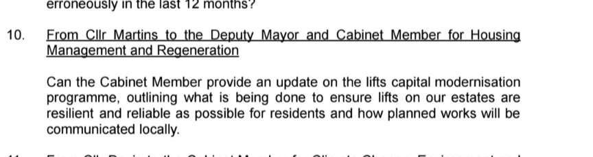 Full Council tonight has just come to an end. Unfortunately didn't get to ask my question, which was on the ongoing issues of lift disrepairs across De Beauvoir Estate. I will share the response once I receive it. 

#OnYourSide🌹