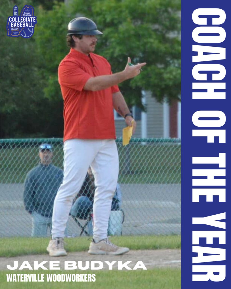 🏆 Coach of the Year: Jake Budyka
📍 Waterville Woodworkers
📈 11-6 overall in their debut season

Built different. Budyka-built. 💪🪓

#CoachOfTheYear #WatervilleWoodworkers #GNCBL #ThisIsGNCBL