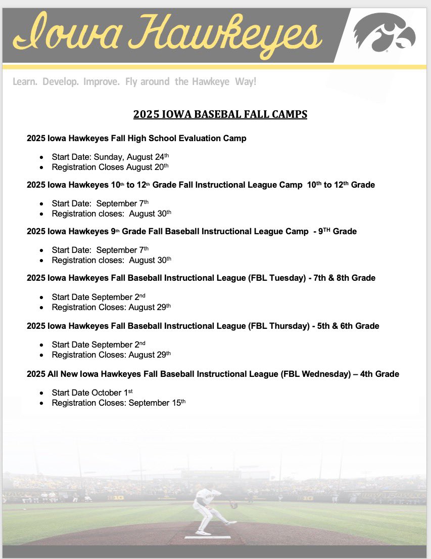 Iowa Baseball Camps tweet media