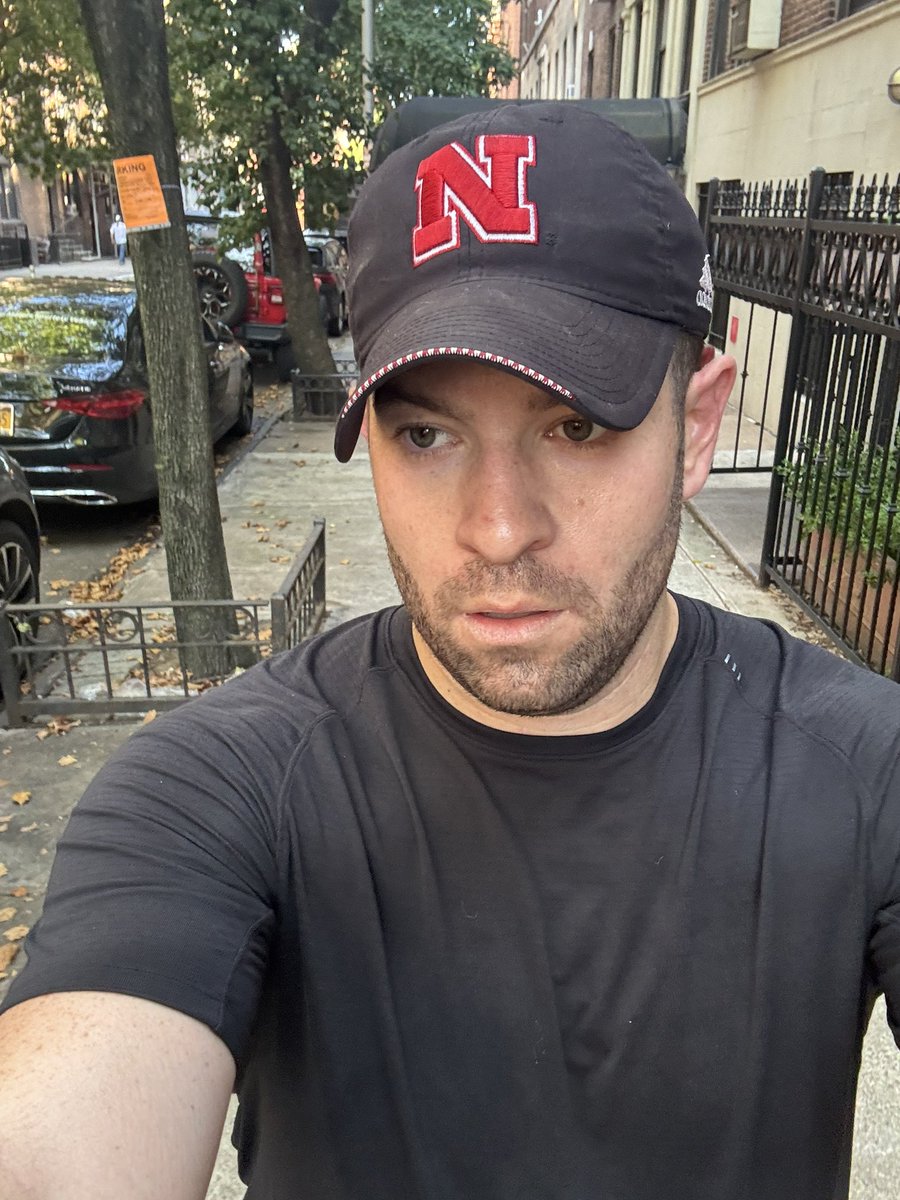 BenScottStevens's tweet image. Wore my Nebraska hat out today in NYC.
Some guy yelled across the street:
“Dude, I’ve been watching all the Media Day clips. Year 3 Matt Rhule, I believe! Raiola is looking fit. Schedule isn’t bad. I’m thinking 8-9 wins minimum!”
Husker Nation, they’re everywhere.