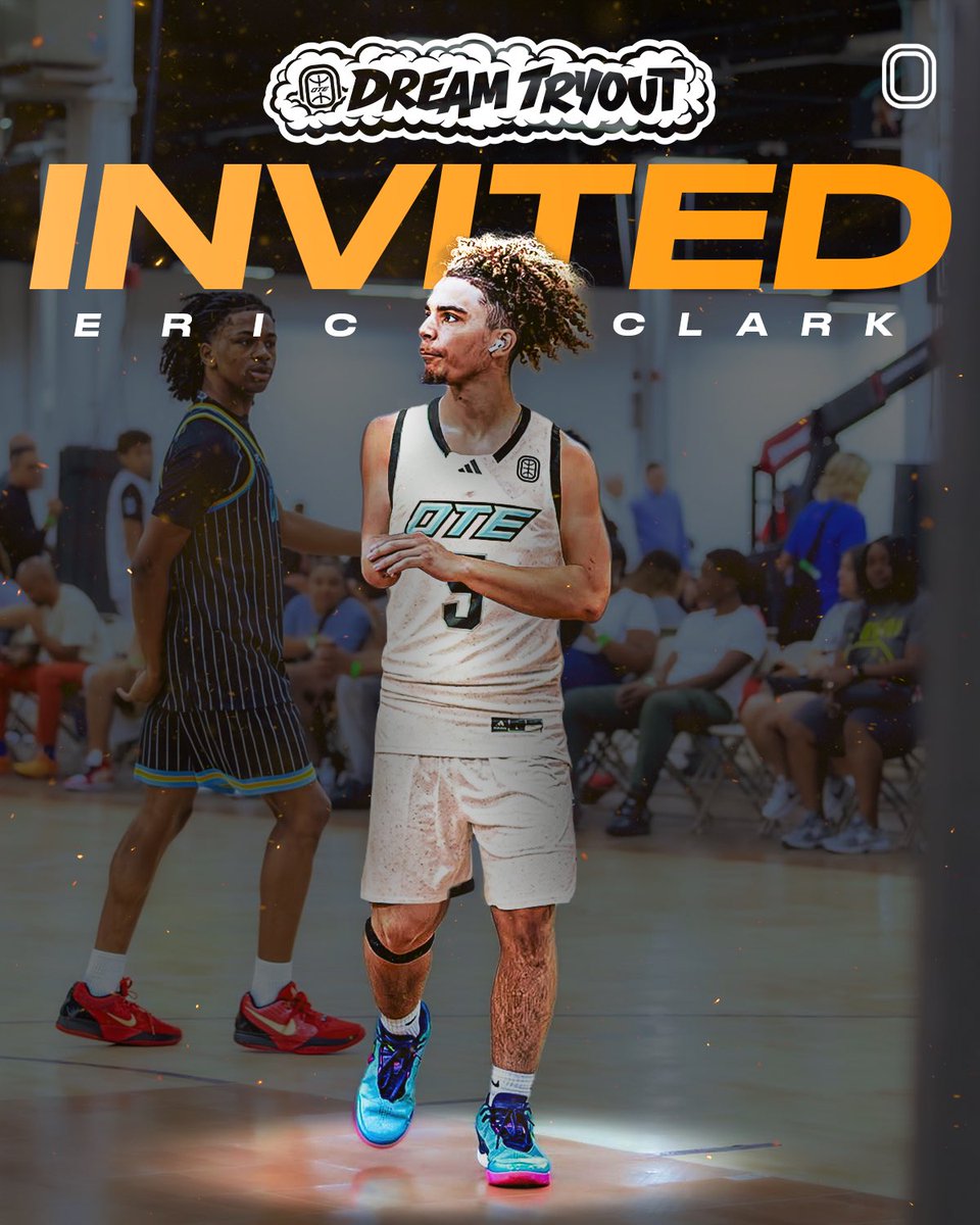 OvertimeElite's tweet image. Eric Clark never stopped believing… Welcome to the OTE Dream tryout ❤️