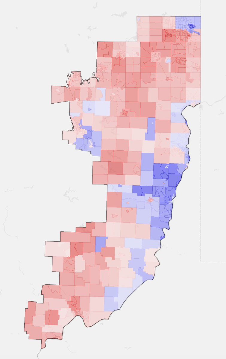 pamapguy's tweet image. Eisenhower narrowly won the current form of Ohio’s 6th Congressional District by 0.4% in 1952.