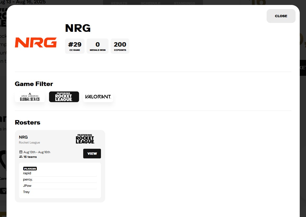 RapidRL's tweet image. Finally getting some recognition as being one of the goats in NA 1 step at a time shout to my teammates @JPowRL @PercyyRL and @TreyRL_ looking forward to dominating in NA the rest of the season and at EWC see you there!!! #NRG