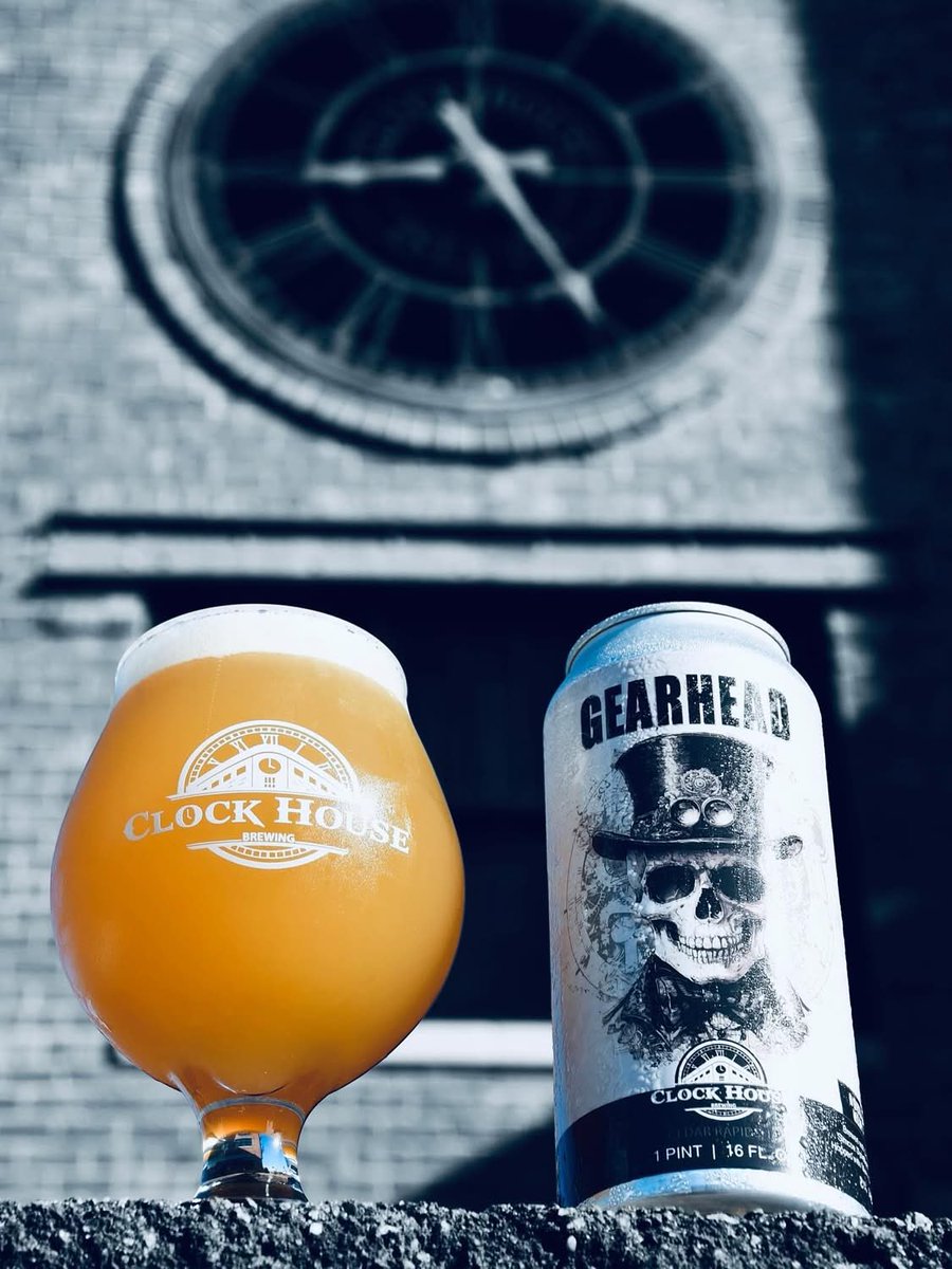 It’s fucking tasty! <a href="/ClockHouseBrew/">Clock House Brewing</a> 

Releasing this Friday, July 25th: GearHead Double NEIPA!
Brewed with Citra, Mandarina Bavaria, and Simcoe Dynaboost, this one hits with bright citrus, soft tropical notes, and a clean resinous finish.
8% ABV
#GearHeadDIPA #DoubleIPA #iabeer