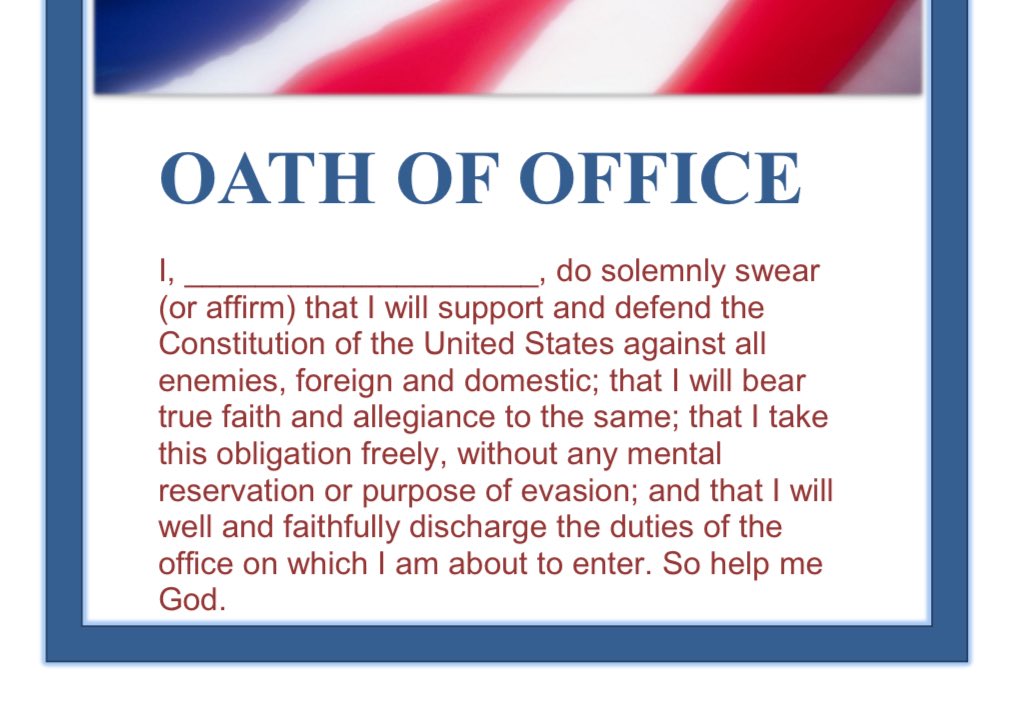 Let’s check in with the DoD IG regarding what the REAL oath of office is👇

dodig.mil/Portals/48/OAT…

I wonder if ADM Caudle has any purpose of evasion in persecuting CDR Green… 🤔