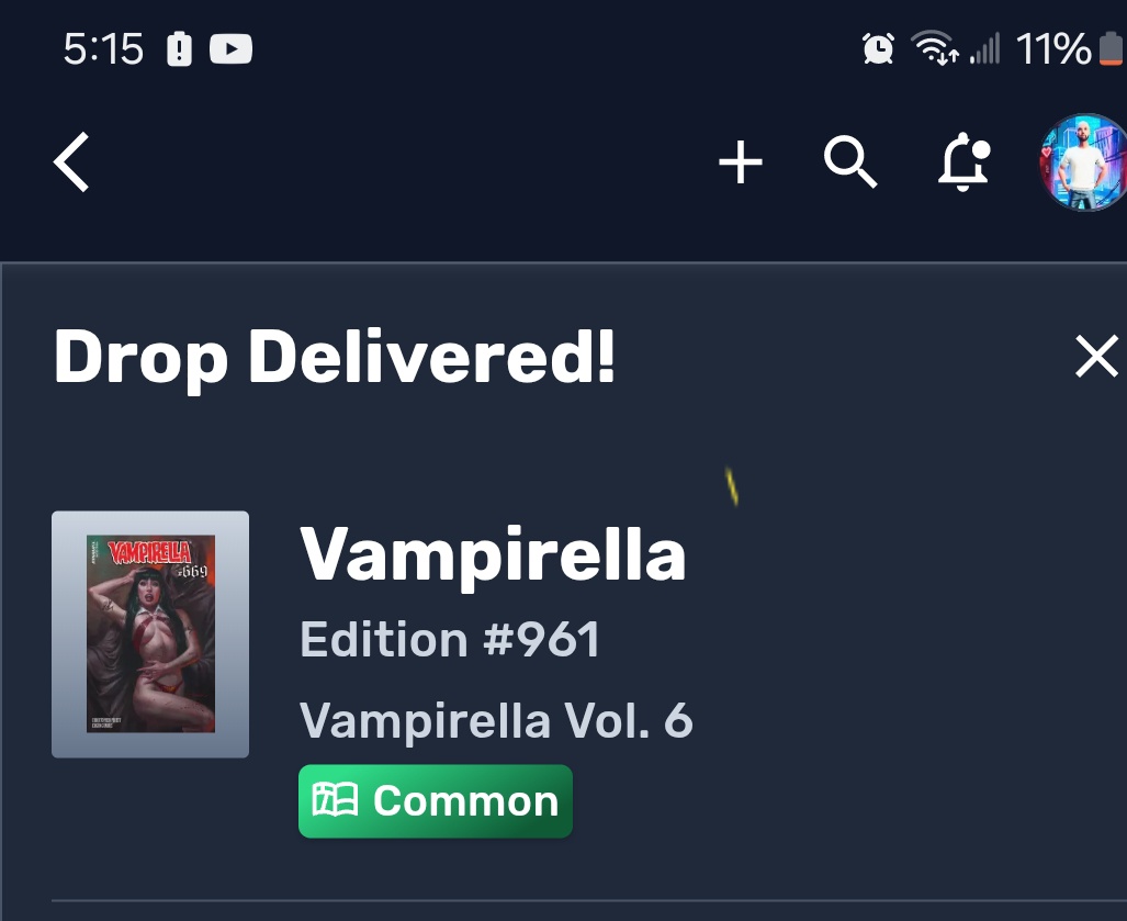 Picking up a few more vampirella covers to add to the collection #veve 💚 💚 💚