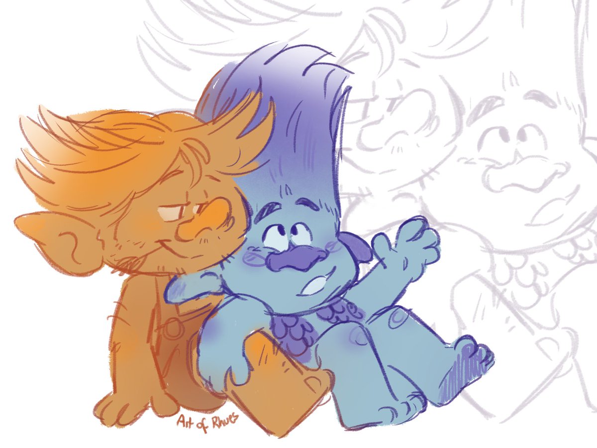 ArtofRhues's tweet image. 🧡 The boyz 💙
#trollsfanart #trollsbranch #trollshickory #trollsworldtour #artofrhues