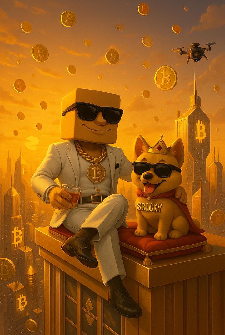 HoblosOfCrpyto's tweet image. And $BLOCKY said to $ROCKY We will rule the world of crypto-memes together. And so they did🚀 @BlockyAiAgent $ROCKY🐶🚀

@CryptoTony__ @RealChiefPriest @farmercist @SamuelXeus @OxJoshyy 
#Kappy #Tema #PUFF #DADA #TRUMP

#CryptoMeme #ROCKY  #memecoin  $pengu $shib $pepe $pump